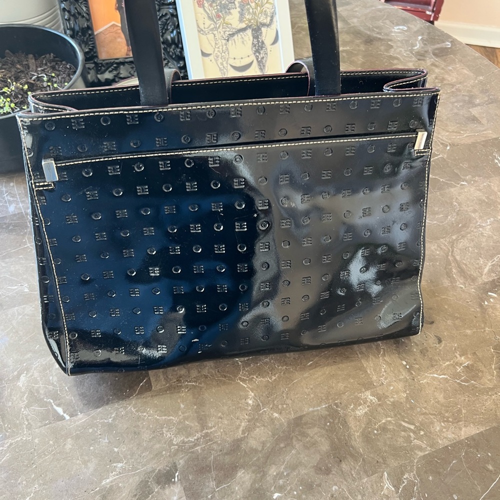 Black leather Arcadia purse